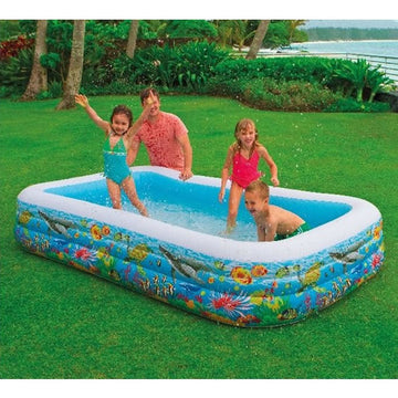 INTEX(インテックス) スイムセンターサンフィッシュファミリープール 58485【送料無料 沖縄・一部地域を除く】